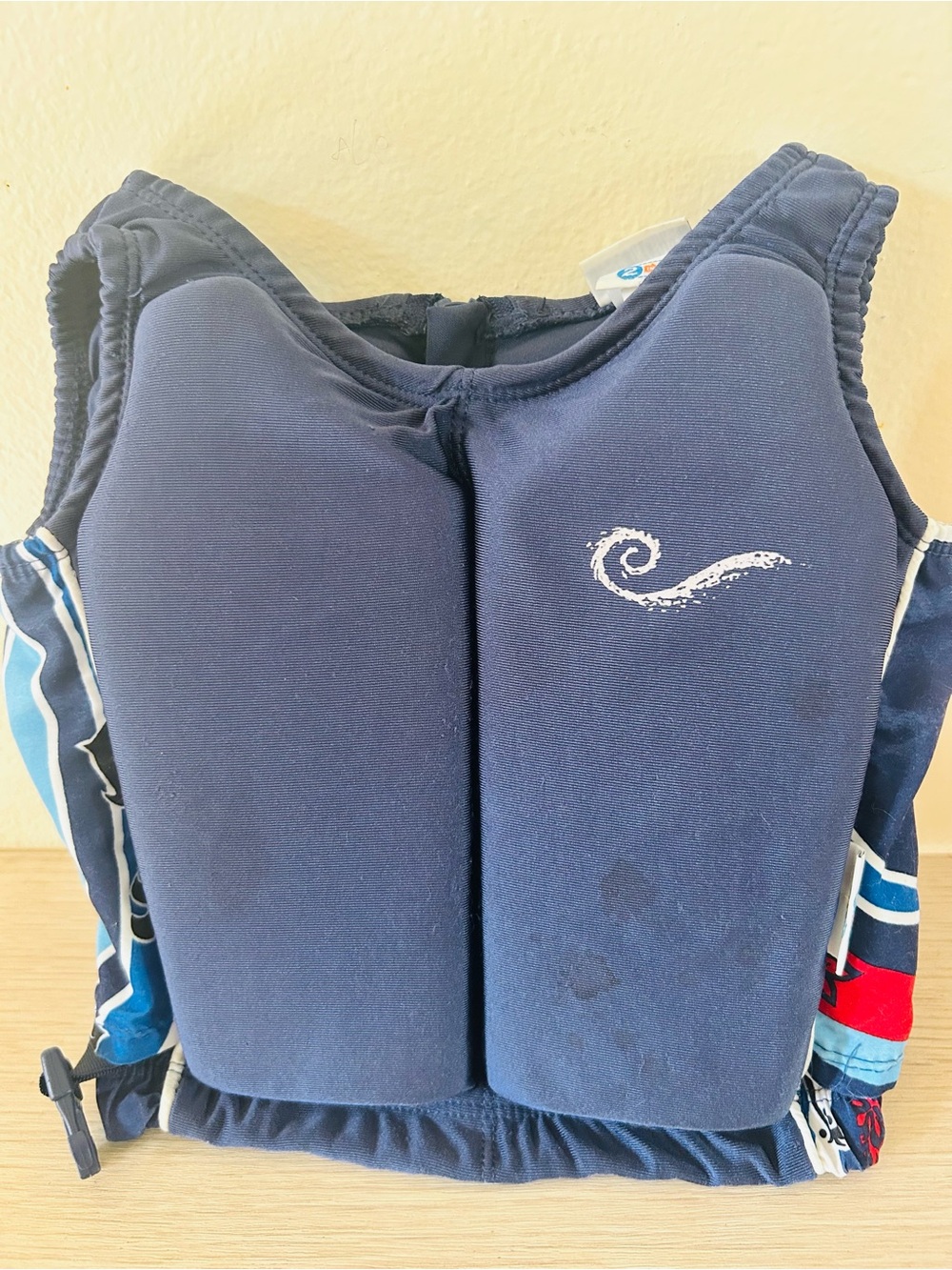 Small toddler or baby Safety Swim Vest - Navy Blue